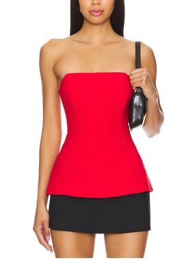 Lovers and Friends Noah Top in Cherry Red
